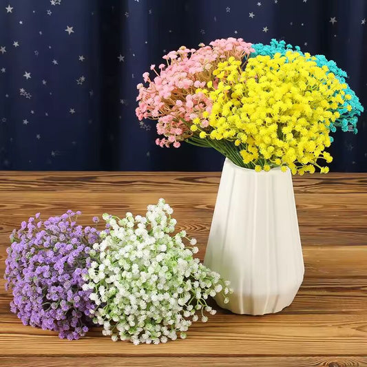 Simulated Flowers Starry Sky Fake Flowers Green Plants Diy Ornaments Artificial Wedding Wedding Living Room Home Decoration